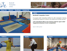 Tablet Screenshot of bracknelltrampolinecentre.co.uk